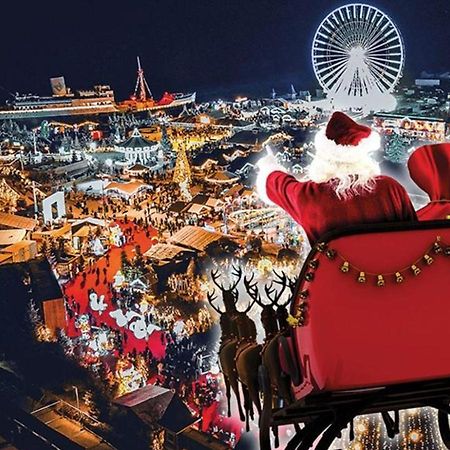 Studio Cabine Marche De Noel - Vue Mer Le Barcares Bagian luar foto